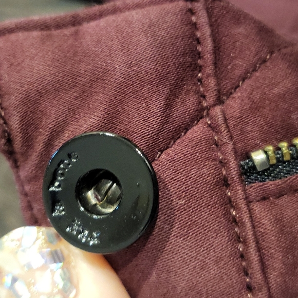 💯Auth rag & bone burgundy skinny high waist Jeans Size 26 - Picture 4 of 7